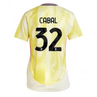 Fotballdrakt Dame Juventus Juan Cabal #32 Bortedrakt 2024-25 Kortermet